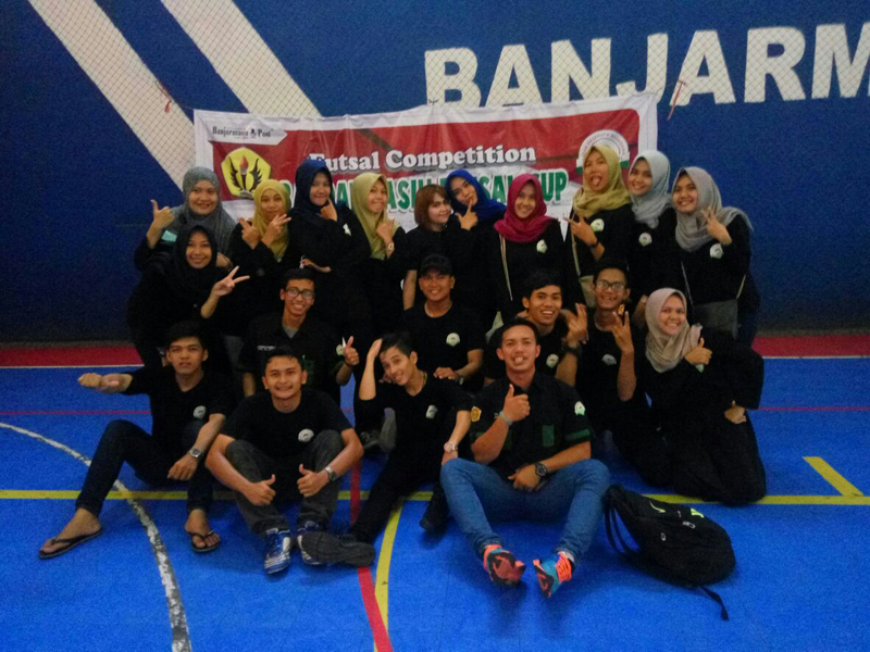 pertandingan futsal antar kelas di stienas banjarmasin tahun 2017