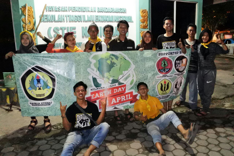 Kegiatan Anak Mapala STIENAS Banjarmasin