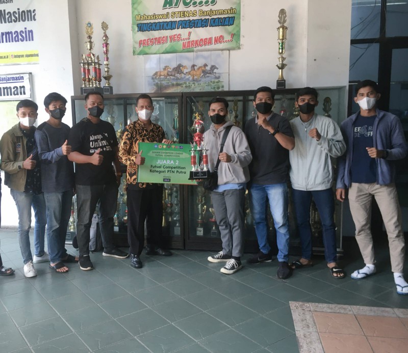Team Futsal STIE Nasional Juara II Di Kejuaraan Dekan Cup