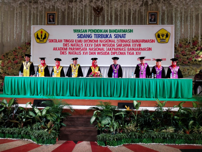 Dies Natalis XXXV dan Wisuda Sarjana XXVIII STIE Nasional Banjarmasin