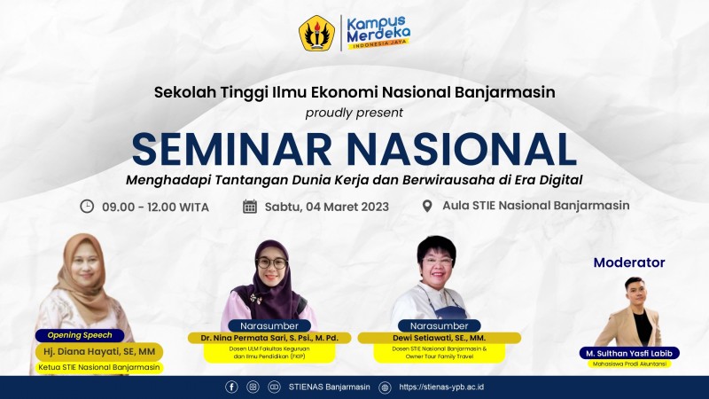 Seminar Nasional "menghadapi tantangan dunia kerja dan berwirausaha di era digital"