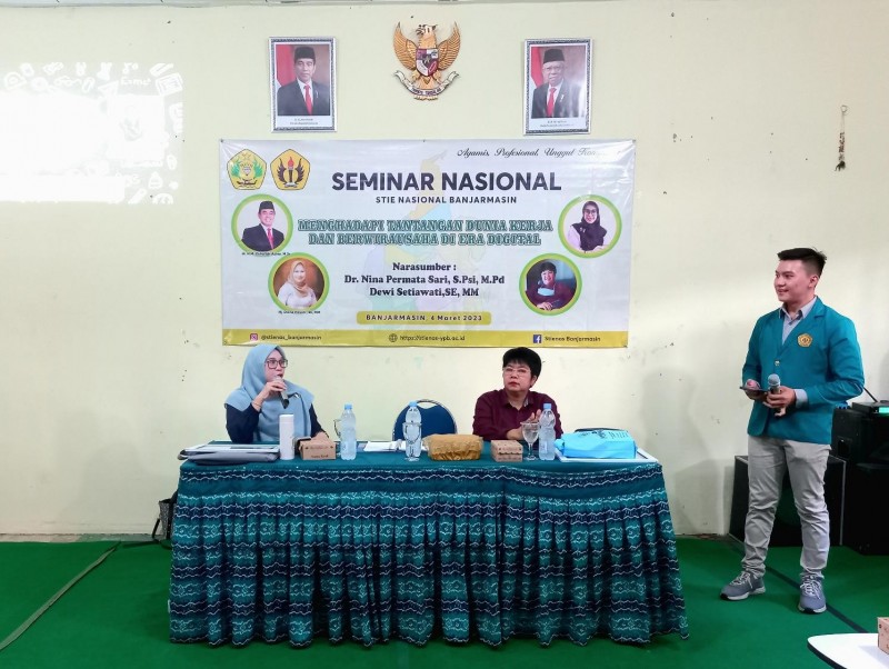 STIE Nasional Banjarmasin Gelar Seminar Nasional Tahun 2023