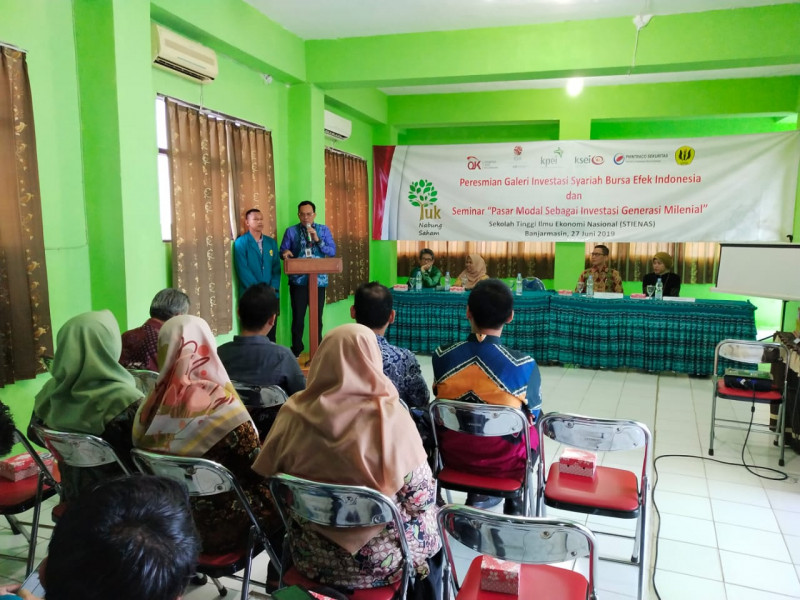 Peresmian GIS BEI STIENAS dan Seminar Nasional "Pasar Modal Sebagai Investasi Generasi Milenial"