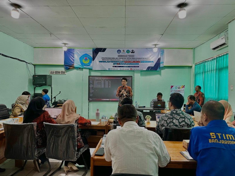 STIE Nasional Banjarmasin Ikuti Bimtek Strategi Hibah BIMA, OJS, dan Repositori untuk Dosen Se-Kalimantan Selatan di STIMI Banjarmasin