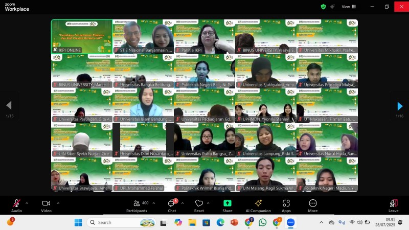 Mahasiswa STIE Nasional Banjarmasin Ikuti Lomba Cerdas Cermat Perpajakan Mahasiswa dalam Rangka HUT ke-60 IKPI