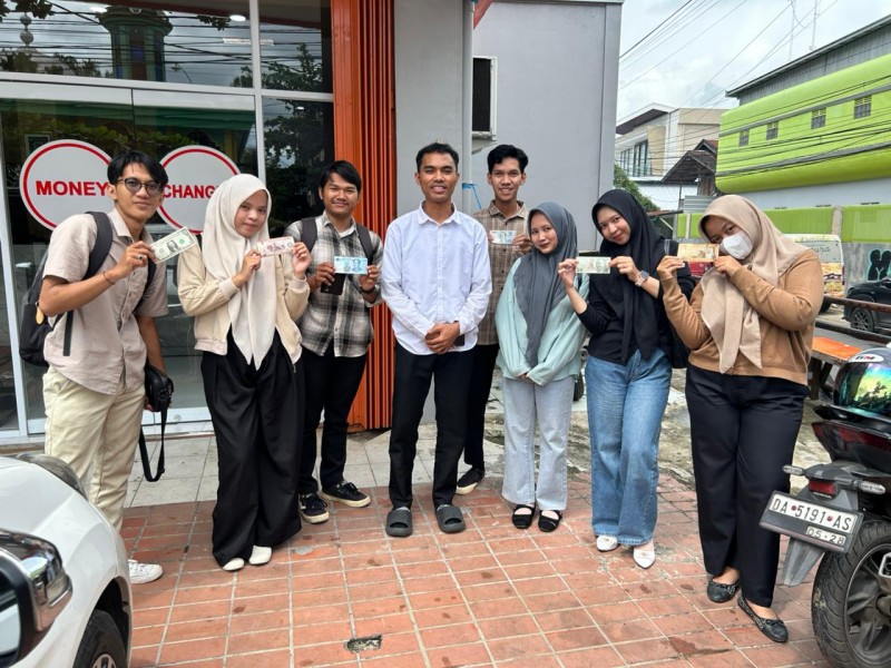 Mahasiswa Semester VI STIENAS Banjarmasin Praktik Langsung Transaksi Valuta Asing untuk Perkuat Pemahaman Akuntansi Internasional BANJARMASIN