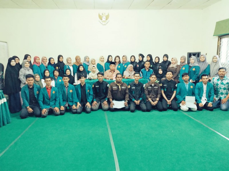 Pelantikan pengurus UKM (Unit Kegiatan Mahasiswa) STIE Nasional Banjarmasin