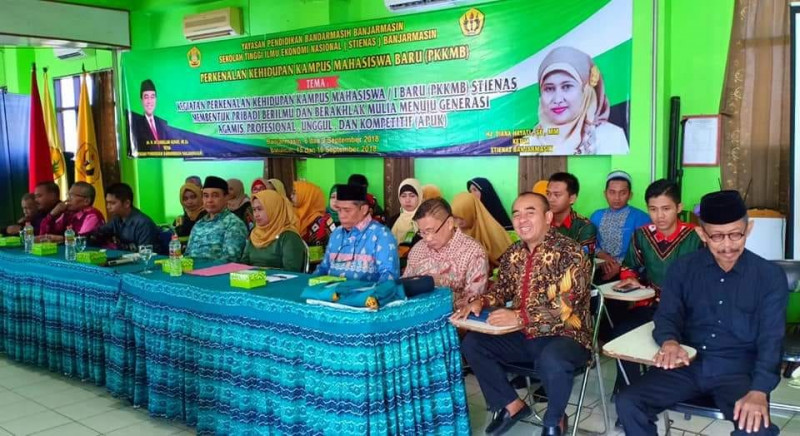 PKKMB Mahasiswa Baru Tahun 2018 di Kampus STIENAS Banjarmasin